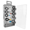Performance Tool W9053 22 pc. Quick Release Terminal Release Kit With Weather Pack Tool & 2 Sided Flip Storage Case